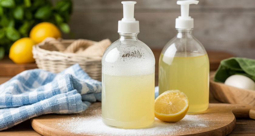 Рецепт домашнего геля для стирки из мыла и соды. Экономично и безопасно.