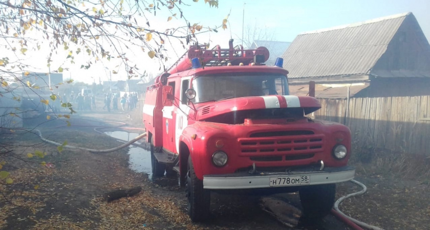 За сутки в Пензенской области произошло 23 пожара