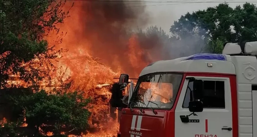 В Шемышейском районе в результате пожара погибла женщина