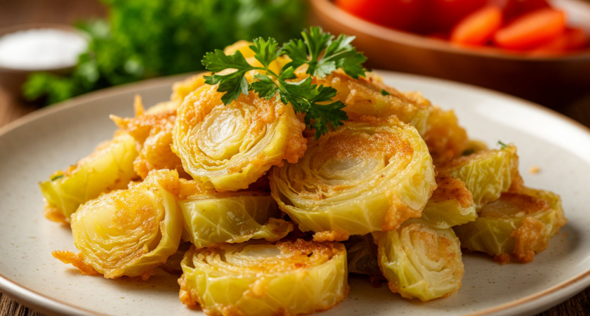 Рецепт хрустящей капусты в кляре. Просто, вкусно и необычно