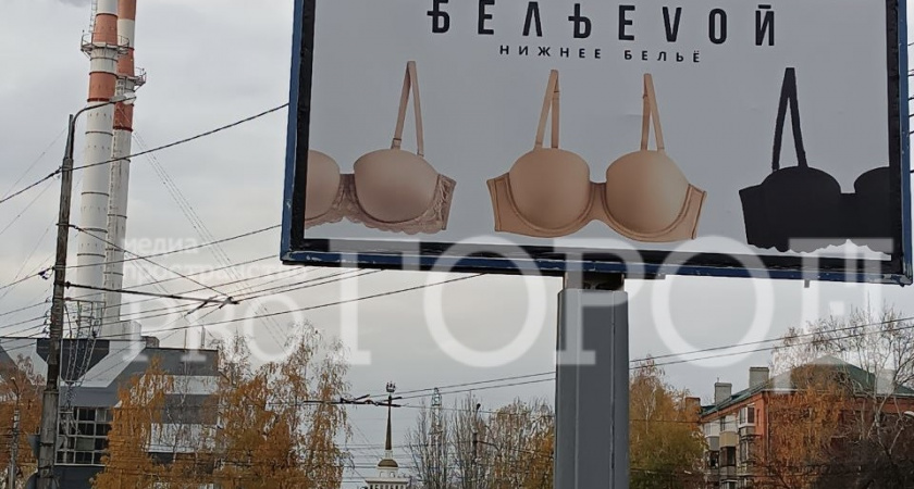 «Этот позор нужно немедленно снять!»: пензячку возмутила реклама нижнего белья на Западной Поляне