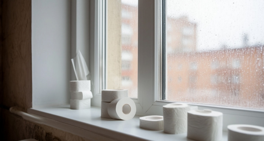 Простейший способ устранить сквозняк из окон своими руками