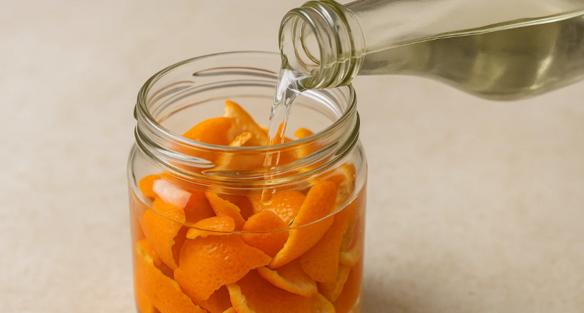 Чистящее средство из мандариновых корок и уксуса. Рецепт и применение