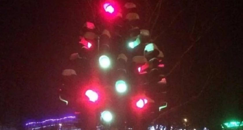 Больше года без огней: почему в Пензе «Светофорное дерево» перестало радовать местных жителей