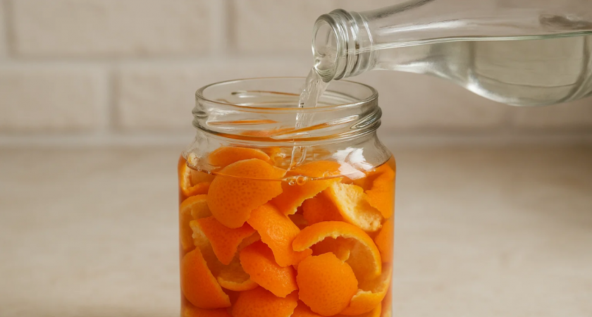 Мандариновые корки заливаю уксусом — и всю зиму не нарадуюсь своей хитрой смекалке: лайфхак для умных хозяек