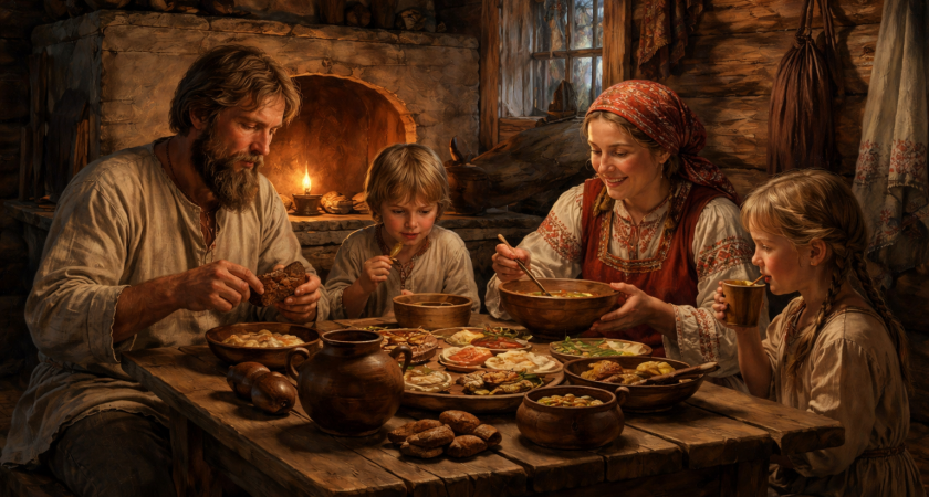 На Руси вместо «приятного аппетита» говорили совсем другое - а мы и не слышали про эту мудрую традицию 