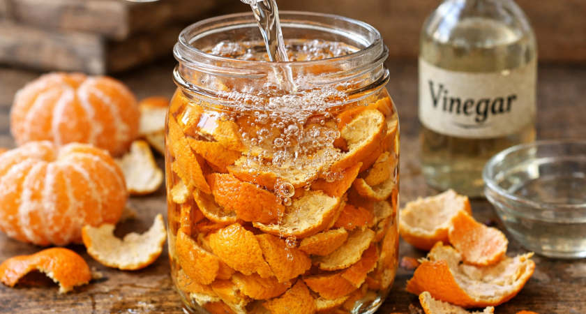 Зачем мудрые хозяйки всю зиму заливают мандариновые шкурки уксусом - гениальный, но простой лайфхак