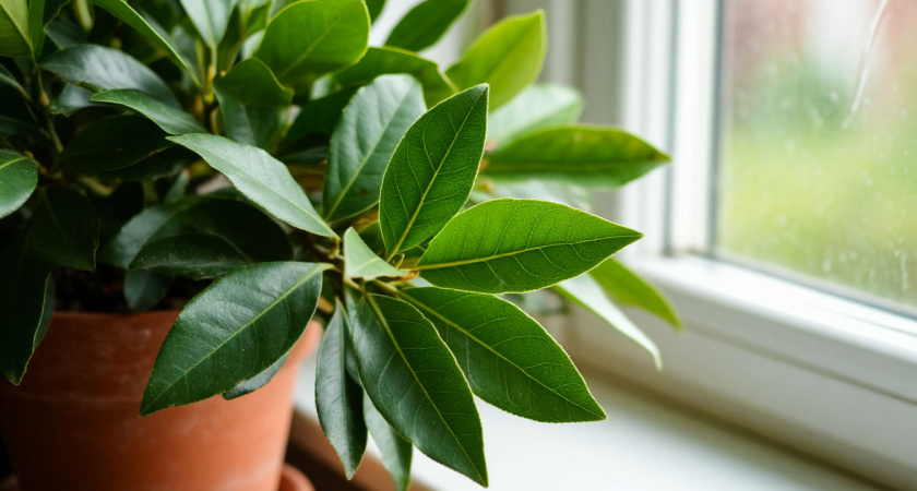 Выращиваю лавровый лист на подоконнике в квартире: пышная зелень прекрасно очищает воздух - и ароматная приправа всегда под рукой 