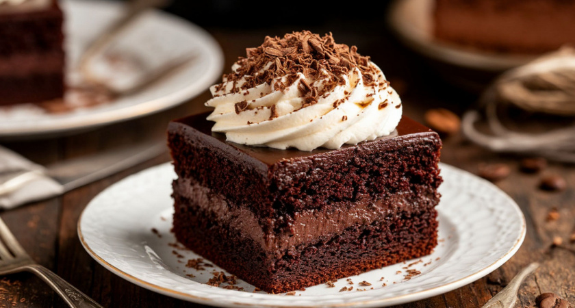 Этот торт домашние сметают со стола за минуту: «Черная магия» с кофе на кефире — шоколадная вкуснятина