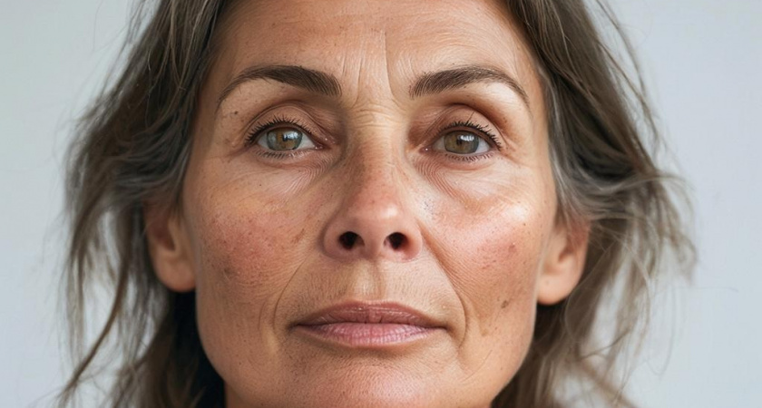 За 10 минут скрыла морщинки под глазами - взгляд сразу молодой: простая техника макияжа после 50 лет