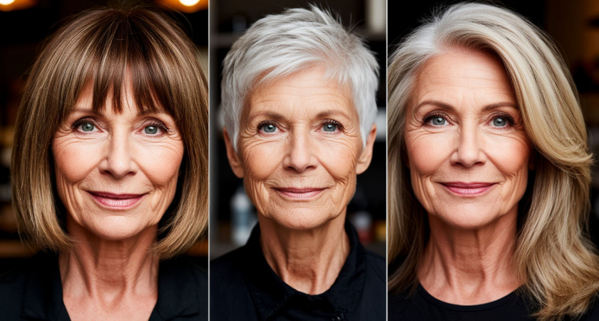 Какая длина волос добавит возраст, а какая скроет сразу десятки лет: грамотный взгляд на возрастное лицо парикмахера с опытом