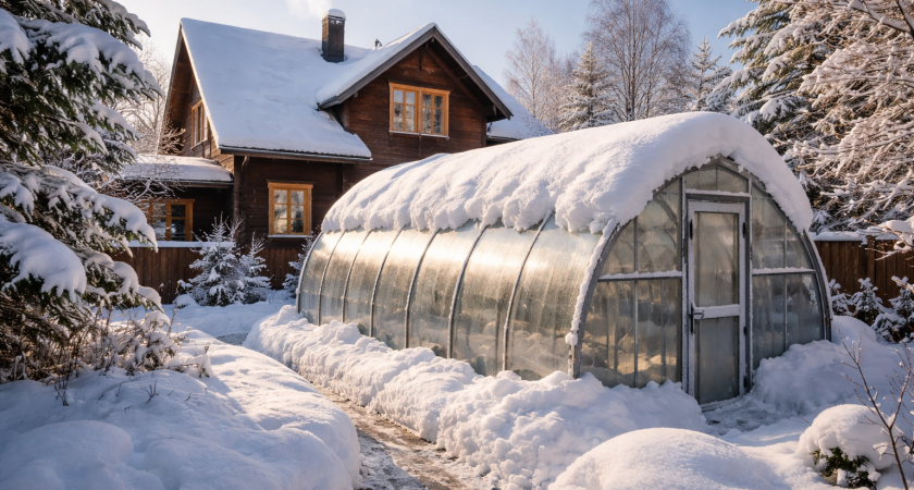 Изобрела дешевое отопление для теплицы: беру ведра, крышки и железную банку - мой простой, но рабочий способ 