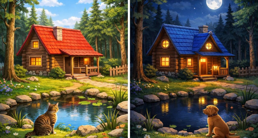 На этой головоломке спотыкаются даже взрослые: попробуй найти отличия - на все 15 секунд