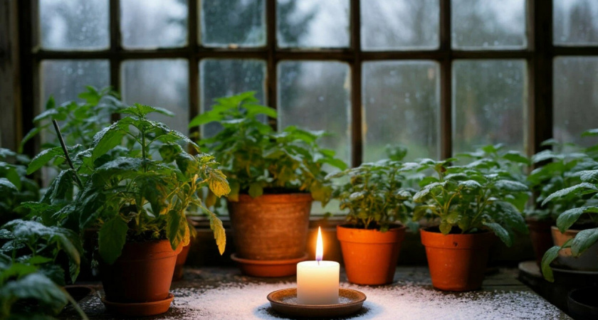 Зимой ставлю свечу в теплицу и бед не знаю: метод древний, простой - но при этом на удивление рабочий