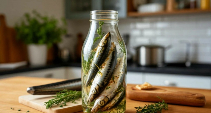 Пока выходные удивляю гостей копченой скумбрией: кладу в бутылку и заливаю маринадом - без мороки и грязной посуды 