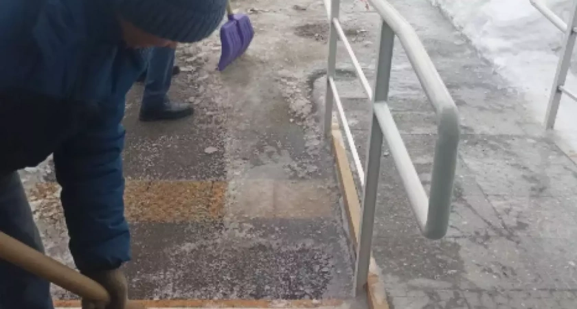 Гололед перекрыл доступ жителям Колышлея к двум селам 