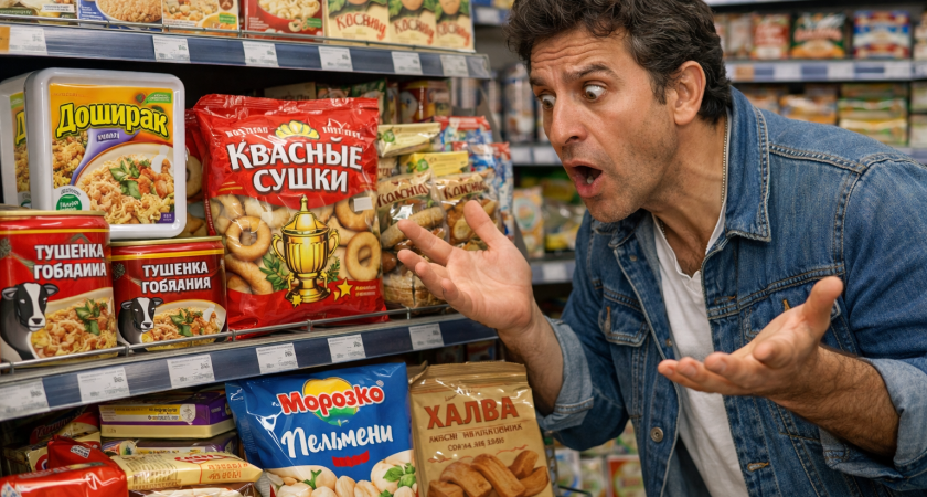 Муж-итальянец сходил в русский магазин - у каждого прилавка повторял: Ужас… это что?