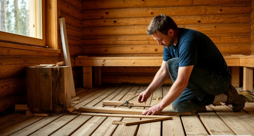 Решали, чем утеплить пол в бане - ватой или пенопластом: нашли более надежный вариант подзабытый строителями - не горит и не мокнет