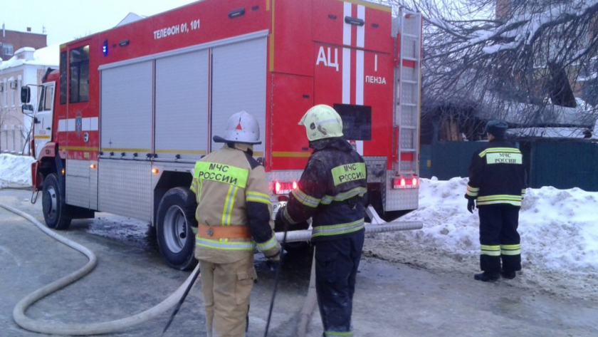 За прошедшие сутки в Пензенской области произошло три пожара
