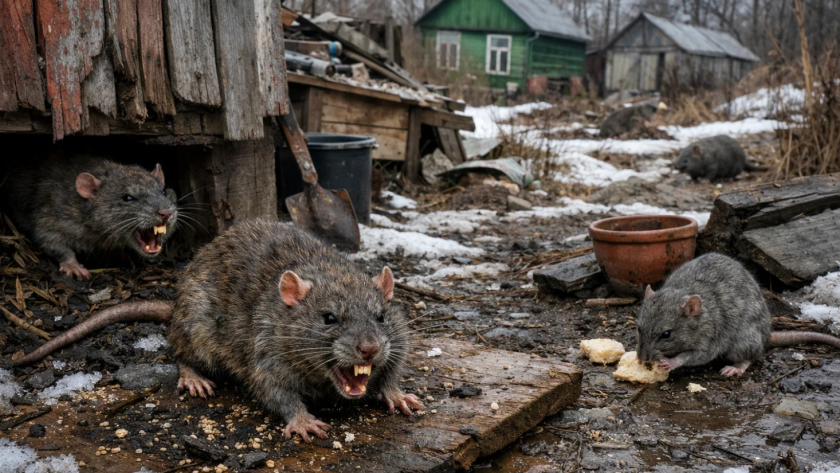 Весной от крыс и мышей - просто обязательно: этот запах грызуны бегут теряя тапки - весь сезон на дачу носа не кажут