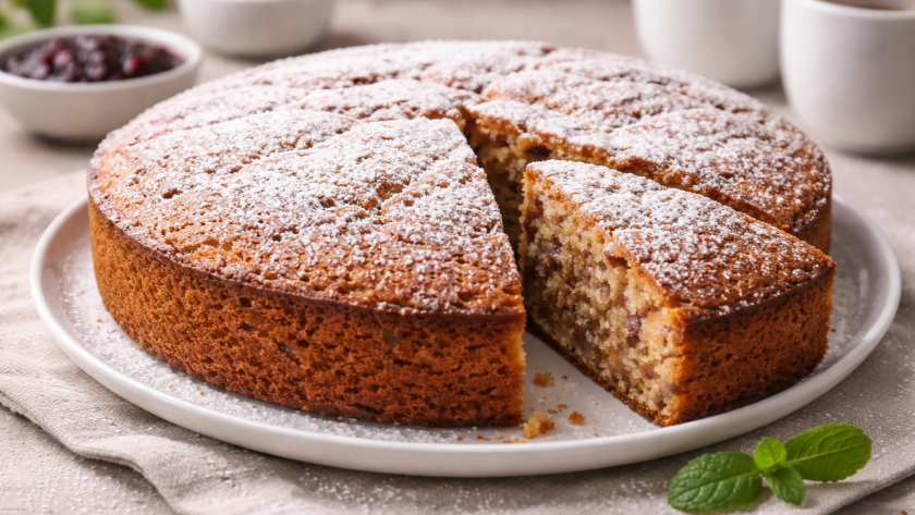 Остатки сливового варенья не выбрасываю, а запекаю: пирог получается с насыщенным вкусом, ароматный и без кислинки