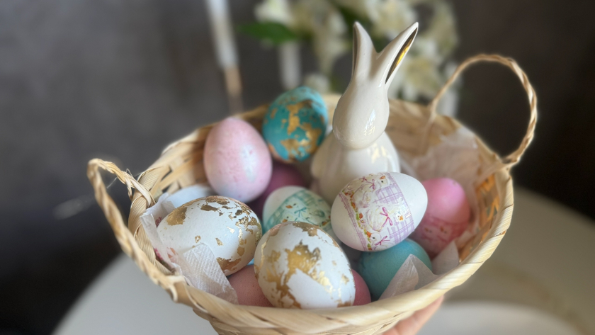 Никаких красителей для пасхальных яиц, только овощи: получается нежно и по-весеннему - попробовала и теперь крашу только так