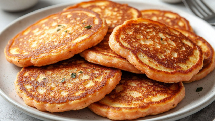 Всего банка рыбы и кефир  и завтрак на всю семью на столе: румяные, пышные оладьи, которые заменят любую колбасу к чаю