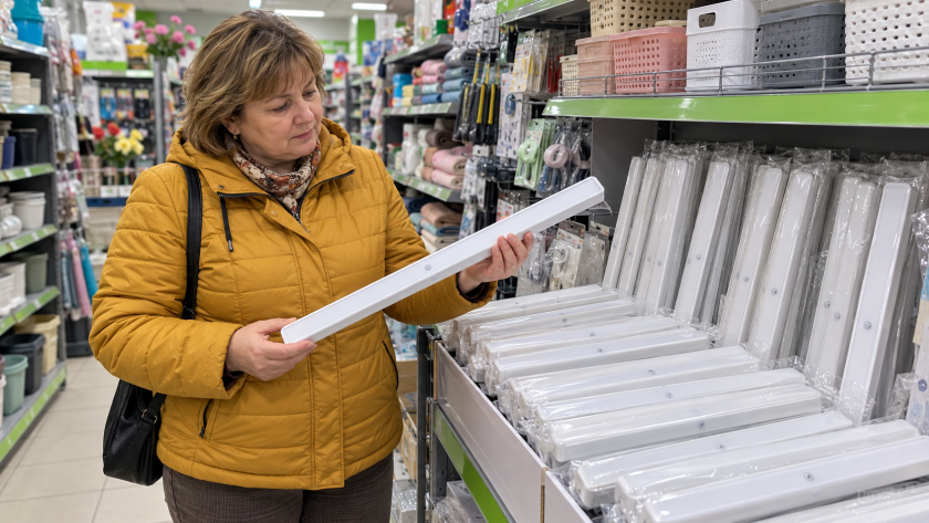 В Fix Price нашла умный светильник за 279 рублей: ни проводов, ни сверления  идеальный гаджет на осень, вечером прихожая встречает светом