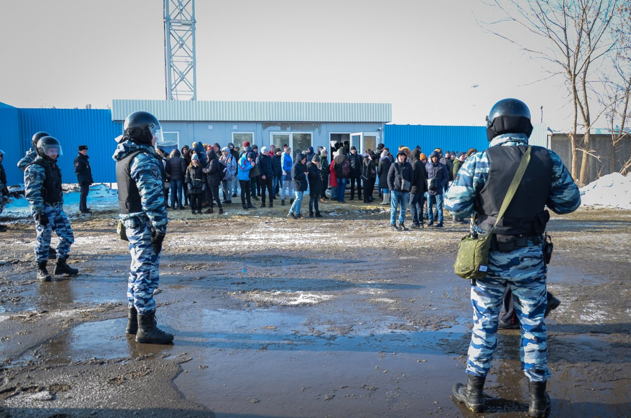 В Пензе на стадионе "Зенит"обезвредили условных террористов