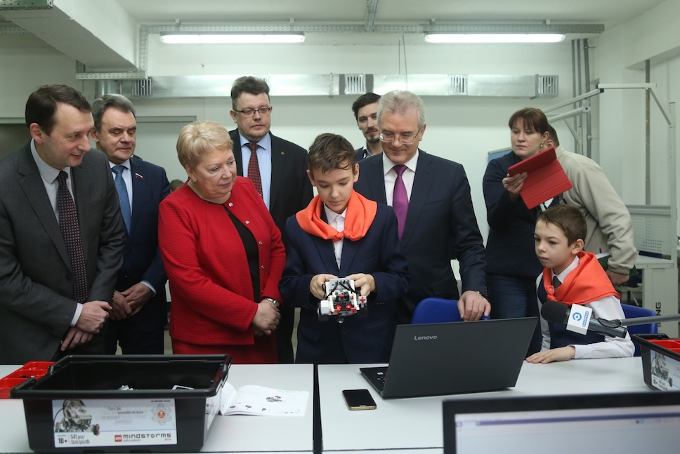 Министр образования РФ Ольга Васильева посетила в Пензе детский технопарк