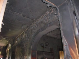 Житель Заводского района Пензы пострадал на пожаре в собственной квартире