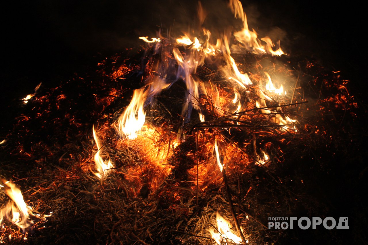 Пензенский дачник чуть не сгорел, пытаясь сжечь мусор