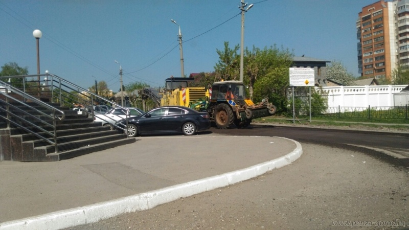 В Пензе отремонтируют тротуар на улице Пушкина
