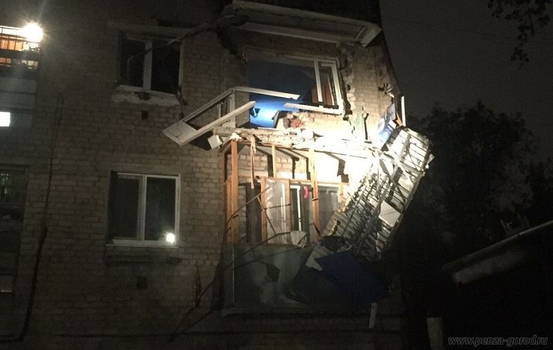 В Пензе из-за взрыва газа в жилом доме объявлен режим повышенной готовности
