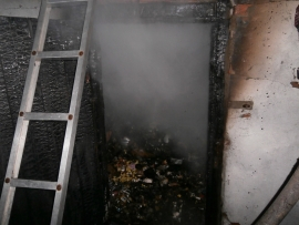 Ночью в Никольске загорелся жилой дом, пострадал человек