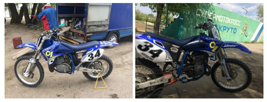 Мотоцикл Yamaha уехал без хозяина с мотобиатлона в Кузнецке