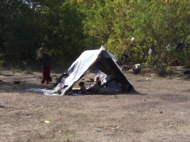 В опасном стихийном лагере Пензы полицейские нашли 11 детей