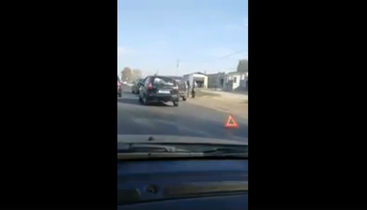 Читатель прислал видео аварии на улице Фабричной в Чемодановке