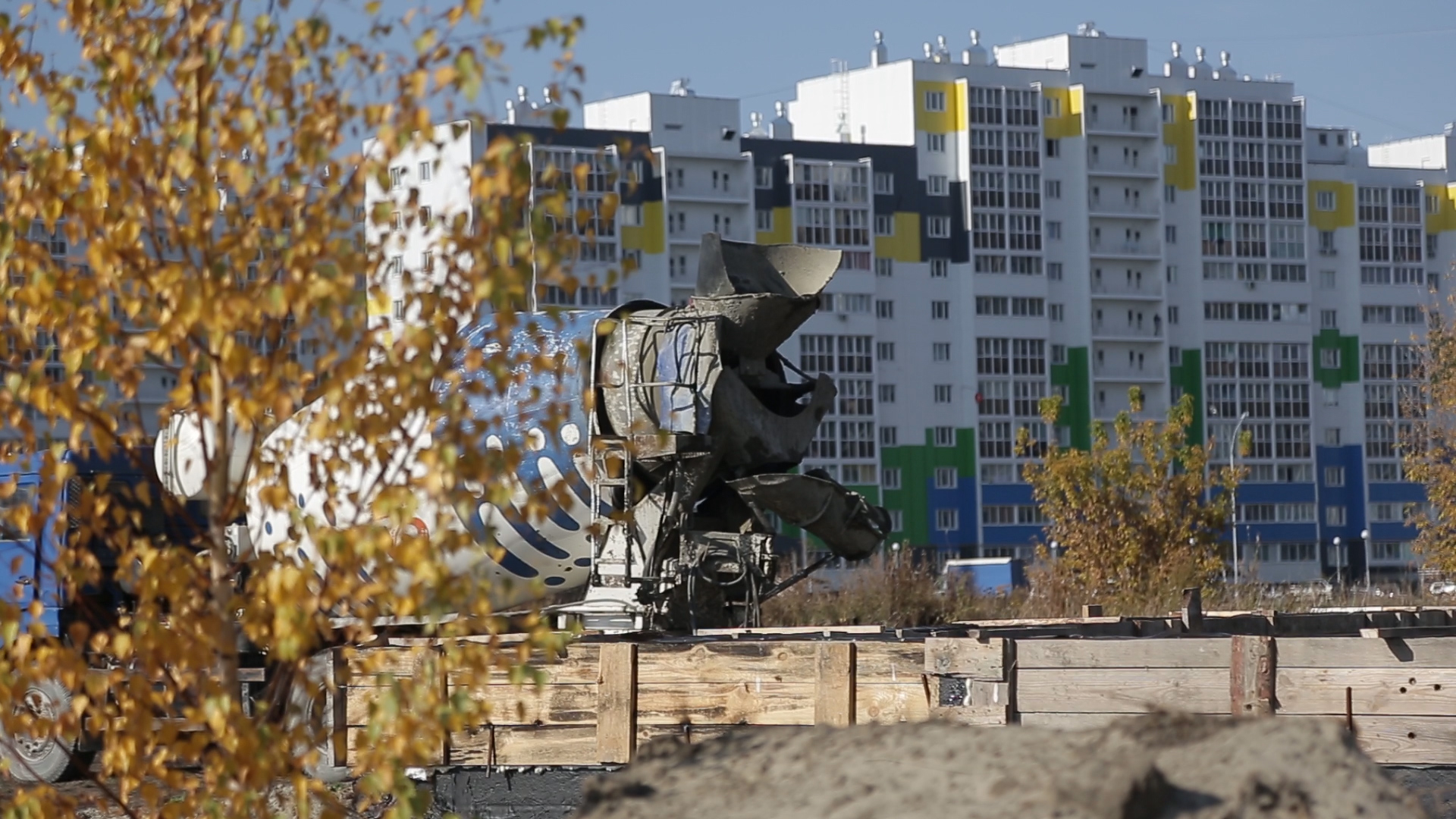 В Спутнике завершены работы над фундаментом нового детского сада