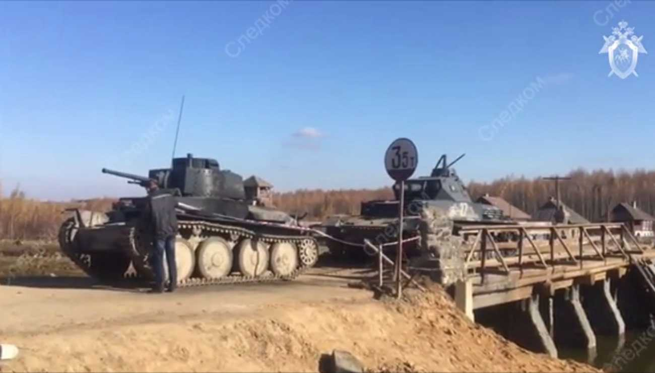 Новости России: На съемках военной драмы каскадера раздавил танк