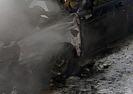 В Арбекове ночью сгорел автомобиль