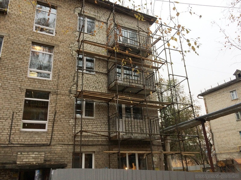 В Пензе восстановили дом на Крупской, пострадавший от взрыва газа