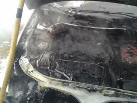 В Пензе произошло возгорание автомобиля "Яндекс. Такси"