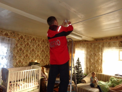 В Пензенской области устанавливают пожарные датчики в домах многодетных семей