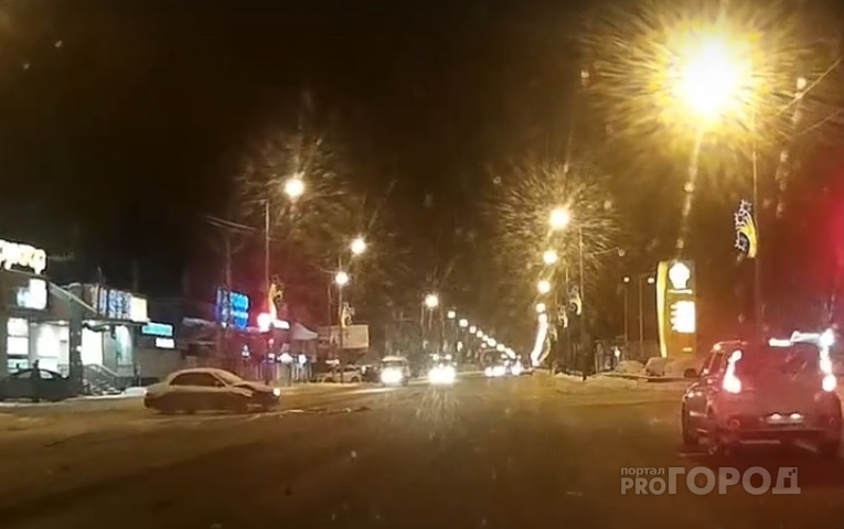 Момент серьезной аварии в Пензе попал на видео