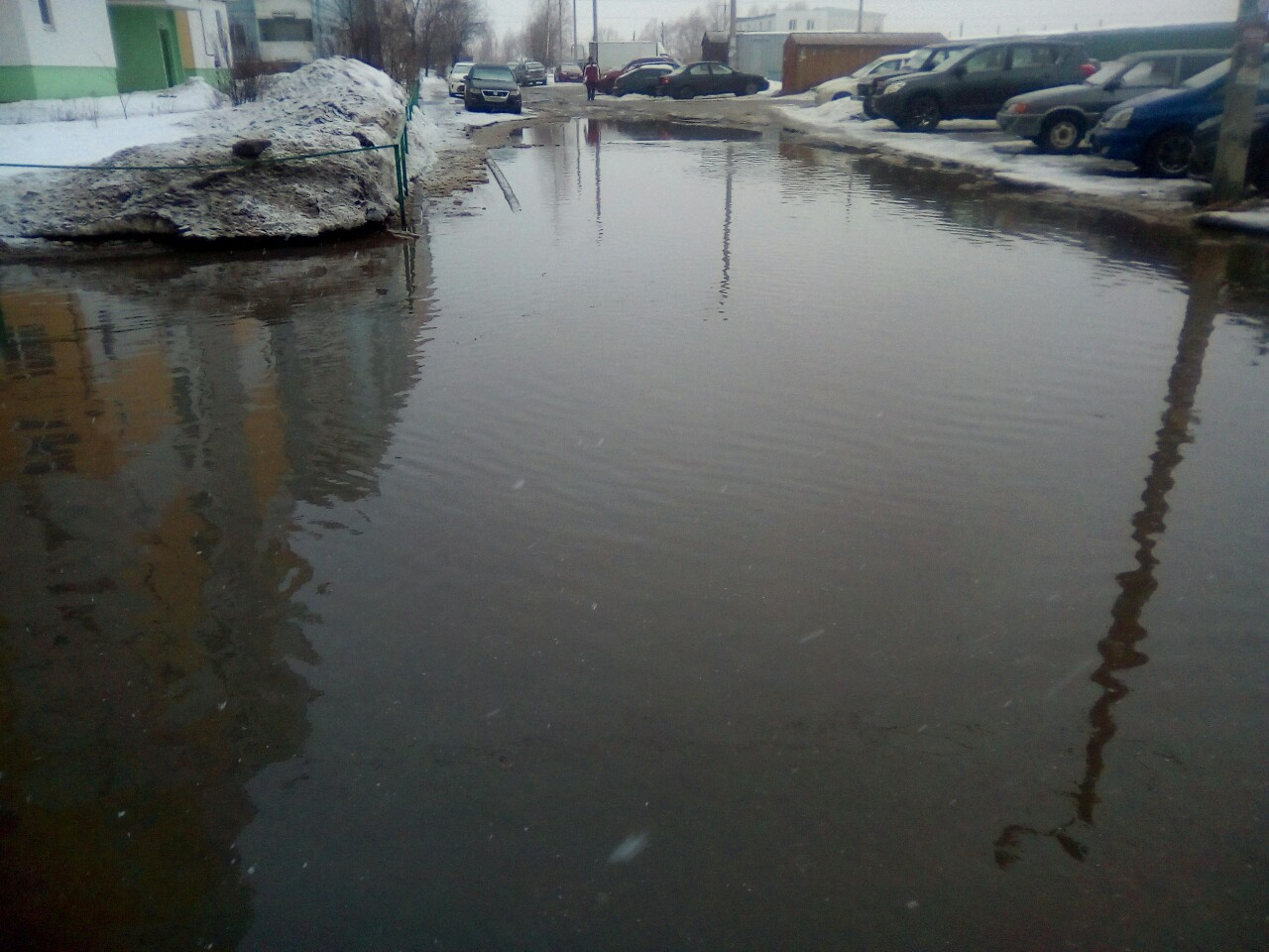 Пензенцы жалуются на озеро на улице Антонова / Новости Пензы, Пензенская  область, март 2019