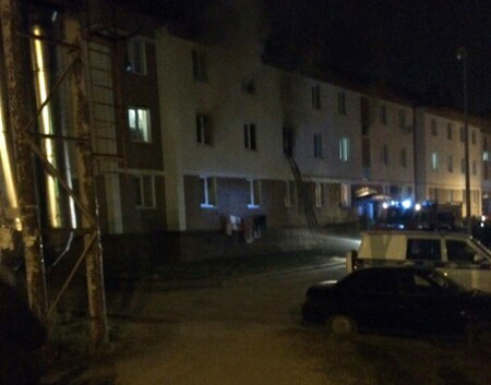 Ужасный пожар на улице Долгорукова