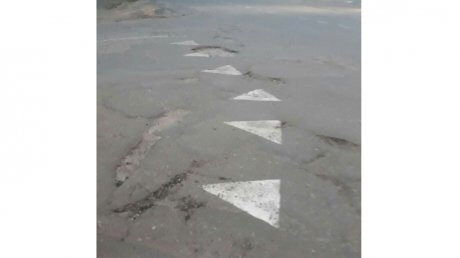 «Суровые каменские дороги»: в Пензенской области «зебру» рисуют по-новому