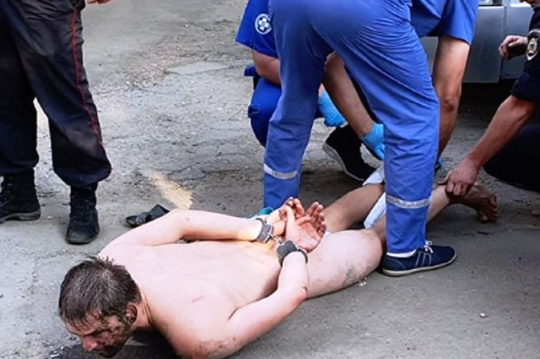 В Пензе голый дебошир задержан и отправлен в больницу – видео