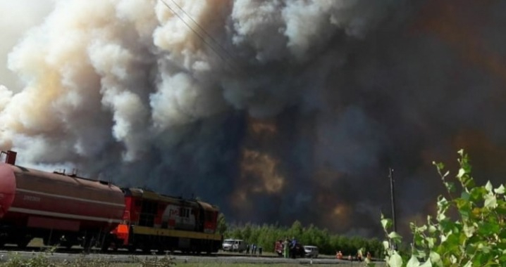 В Мордовии произошел крупный лесной пожар